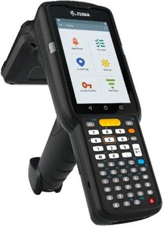 Produktbild Zebra MC3330XR, 2D, SE4770, SR, BT, WLAN, 47-Key alphanum., IP64, Gun, RFID, IST, PTT, GMS, Android