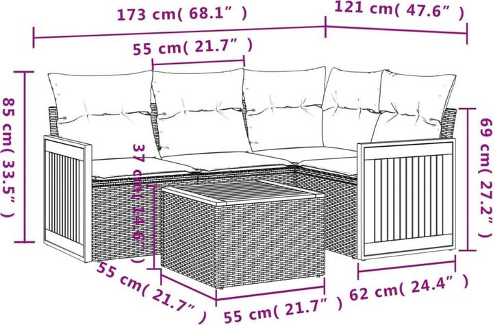 Produktbild vidaXL Elise