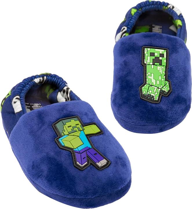 Produktbild Minecraft Childrens/Kids Zombie Vs Creeper Slippers (33)