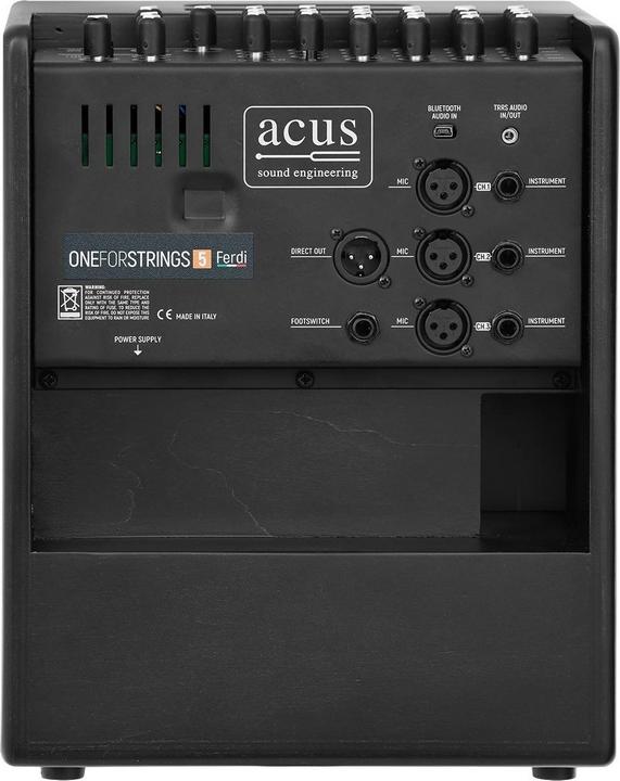 Image du produit Acus Sound Engineering Acus ONE-5F/BK One for Strings 5 Ferdi Noir (Contrebasse, Guitare, 70 W)