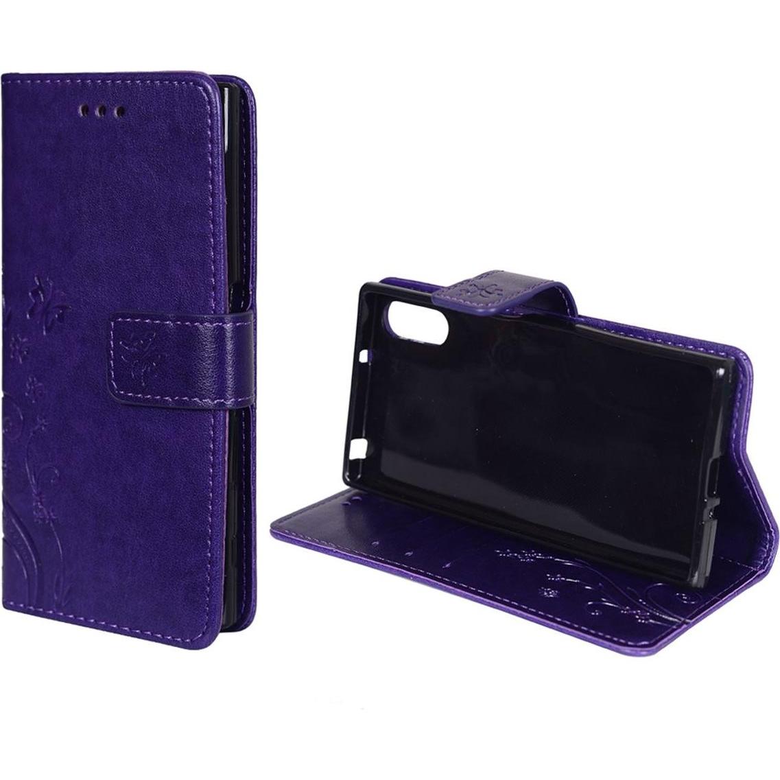 Thumbnail - König Design Schutz Handy Hülle für Sony Xperia XZ Case Cover Tasche Wallet Etui Handyhülle (Sony Xperia XZ), Smartphone...