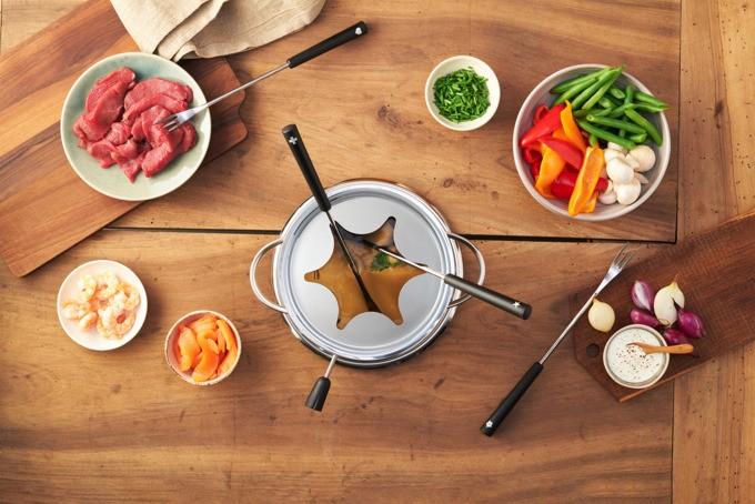 Image du produit Kisag Set à fondue (Fondue bourguignonne, Fondue chinoise)