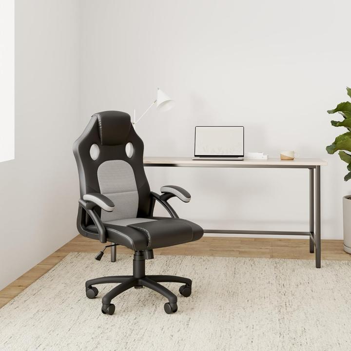 Image du produit Juskys Racing Schreibtischstuhl Montreal - Weiss