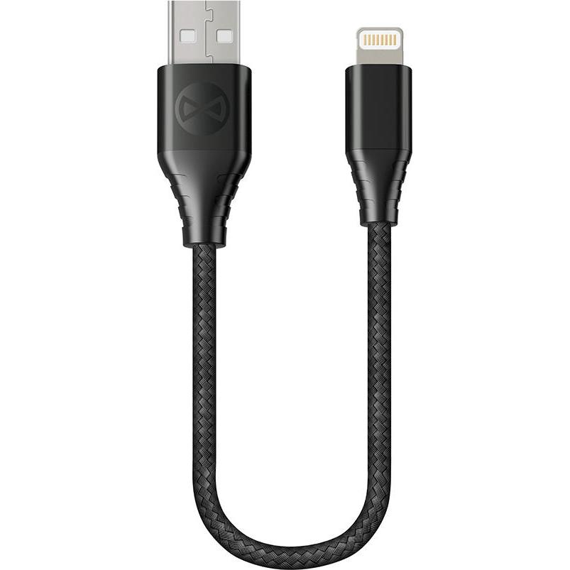 Thumbnail - Forever Core MFI Kabel USB - Lightning 0,2 m 2,4A schwarz (0.20 m, USB 3.2 Gen 1), USB Kabel
