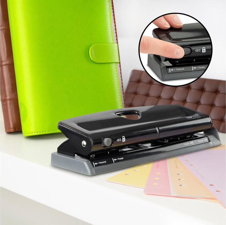 Produktbild Rapesco Locher für Terminplaner 1725 schwarz