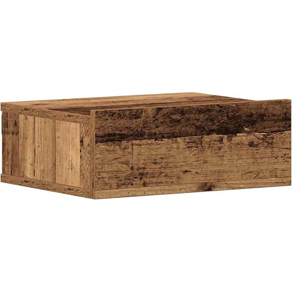 Vidaxl Braun Nachttisch, Hängender Nachttisch (40 X 32 X 15 Cm)