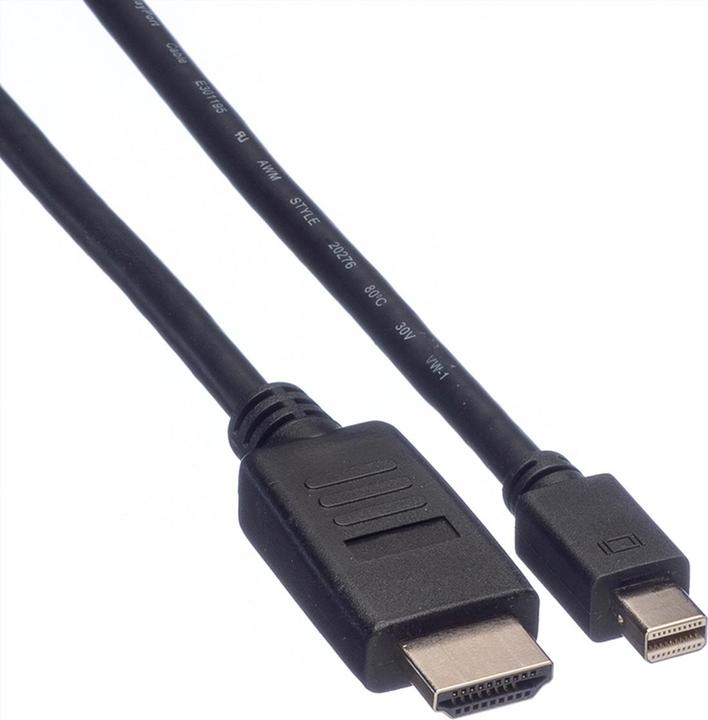 Image du produit Value Mini DisplayPort — HDMI (Typ A) (1 m, DisplayPort, HDMI, 1.1)