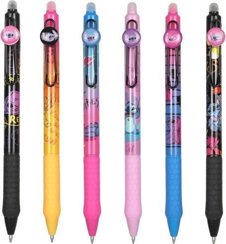Image du produit Coolpack Retractable rubberised erasable pen Disney Stitch Black (Bleu, Noir, 1x)