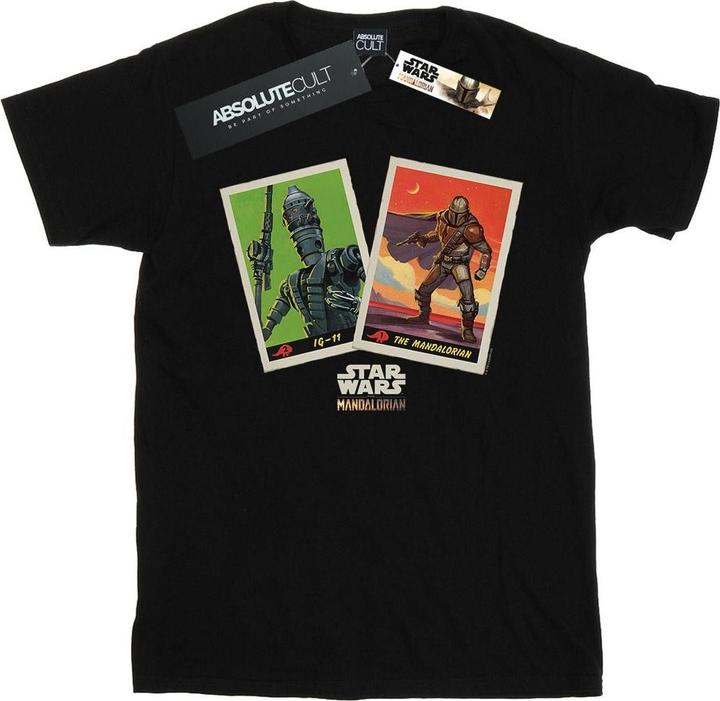 Star Wars The Mandalorian Trading Cards TShirt (XL)