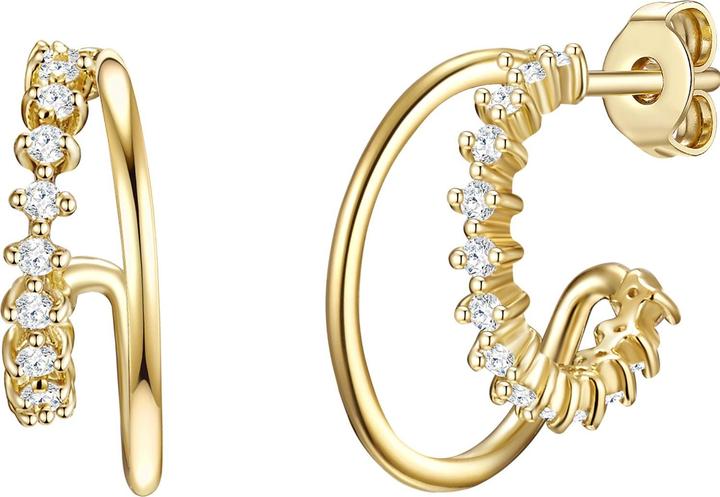 Immagine prodotto Glanzstücke München Donna Argento Cubic Zirconia Oro Giallo - 15886 (Argento)