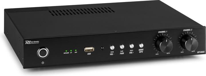 Power Dynamics WT460A WiFi 4 -channel Stereo amplifier - Bluetooth - 240W (Amplifier)