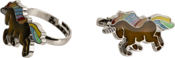 Produktbild Out of the blue Stimmungsring Einhorn - Einheitsgrösse assortiert 1 Ring (One Size)