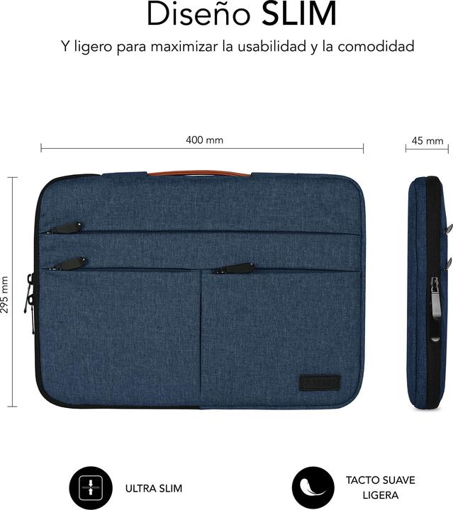 Produktbild Subblim FUNDA PORTATIL AIR PADDING 360 SLEEVE 15,6" BLUE (15.60", Universal)