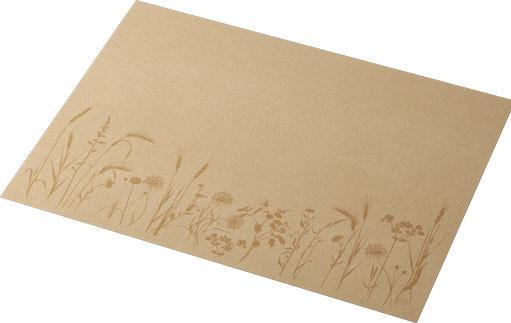 Duni Papier-Tischsets RC 30x40cm Meadow natural (40 x 30 cm)