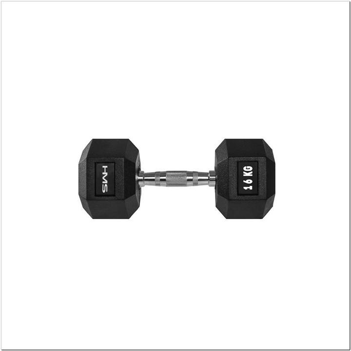 Actual product image HMS Dumbbell 16 kg HEX-PRO 16 (1 x 16 kg)