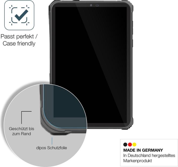 Actual product image Dipos Anti-Shock Screen Protector Clear (Oukitel RT3 Pro)