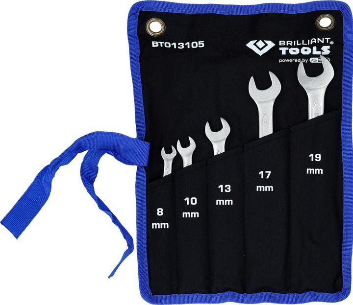 Image du produit KS Tools 8 - 19 mm Jeu de clés mixtes à cliquet 5 pièces (19 mm, 12 mm, 14 mm, 16 mm, 10 mm, 18 mm, 17 mm, 11 mm, 15 mm, 8 mm, 9 mm, 13 mm)