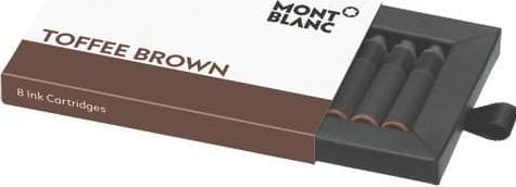 Image du produit Montblanc Tintenpatrone 128203 braun 8 Stück (cartouches d'encre, Marron)