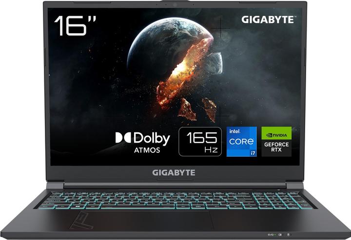 Actual product image Gigabyte G6 KF RTX 4060 (16", 1000 GB, 16 GB, DE, Intel Core i7-13700H)