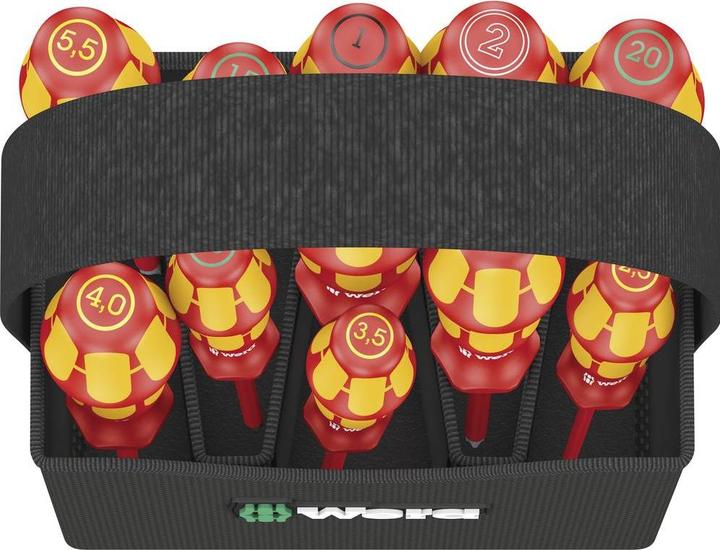 Produktbild Wera Kraftform 2go 100 (Phillipps-Kreuzschlitz (PH), Pozidriv-Kreuzschlitz (PZ), Schlitzschrauben, TX)