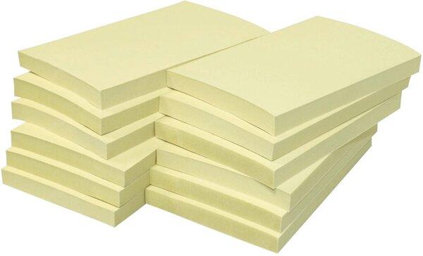 Produktbild Recycling Haftnotizen Standard 5655-11BOX gelb 12 Blöcke (125 x 75 mm)