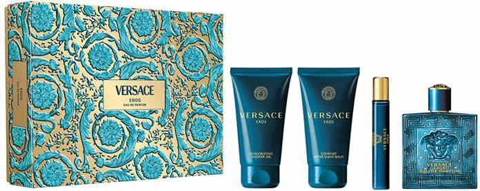 Immagine prodotto Versace Eros Christmas 2024 Eau de Parfum / Gel doccia / Balsamo dopobarba / Viaggio (Set di profumi)