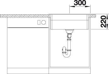 Produktbild Blanco Etagon 6 (Einbauspüle, 60 cm, 51 cm)