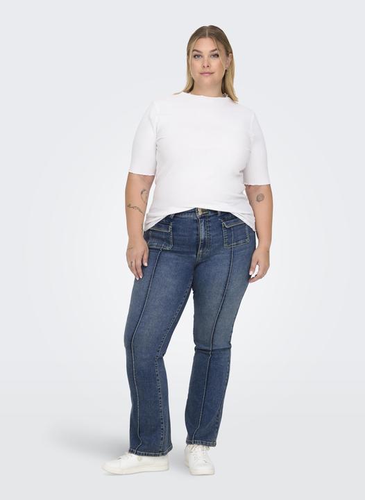 Actual product image Only CARSALLY Mid waist flared jeans Flared fit jeans (W46/L32)