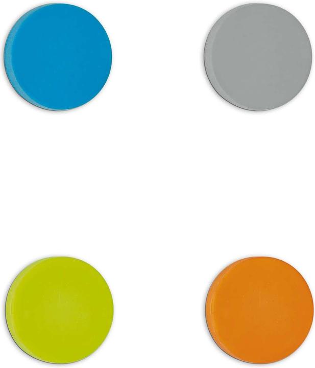 Bleu, Gris, Orange, Vert