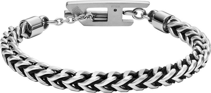 Image du produit Diesel Armband CHAIN BRACELET (17.50 cm, Acier inoxydable, Nylon)