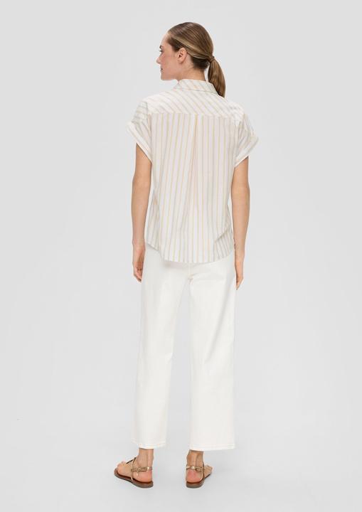 Image du produit s.Oliver Bluse Bluse mit Metallic-Streifenmuster (48)