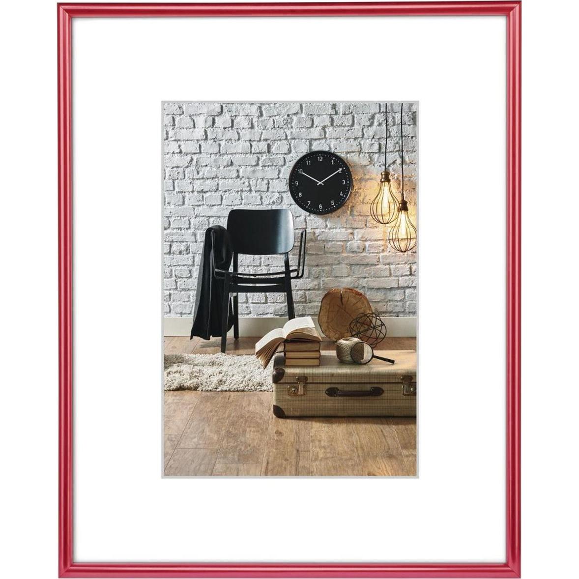 Hama, Cornice, Telaio di plastica Sevilla, rosso, 13 (9 x 13 cm)