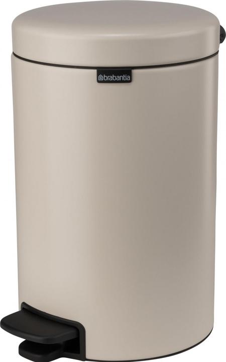 Actual product image Brabantia Pedal bin NewIcon 12 l, Soft Beige (12 l)