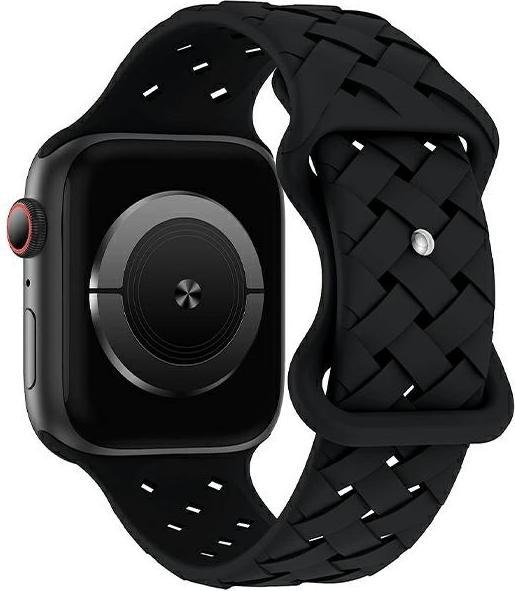 Image du produit Beline pasek Apple Watch Silicone Woven 38/40/41mm czarny /black box (Silicone, Matières plastiques)