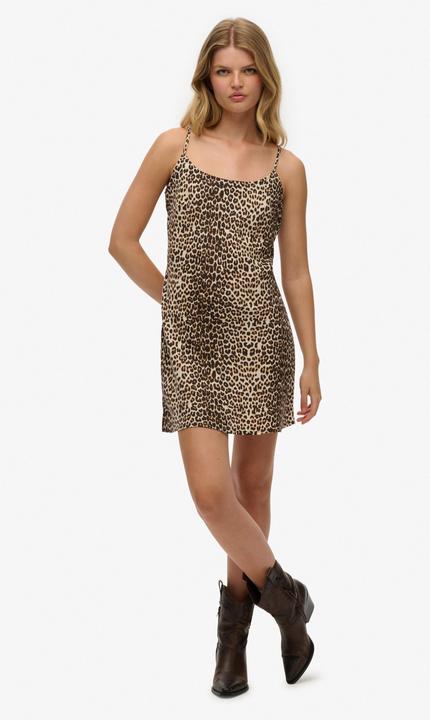Produktbild Superdry Schräg geschnittenes Mini-Trägerkleid (10XL)