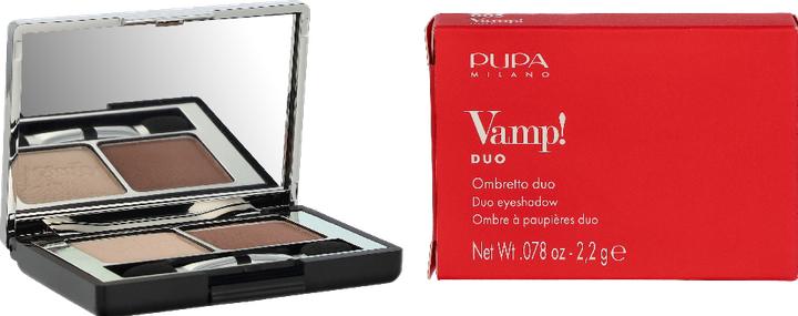Actual product image Pupa Milano Pupa - Vamp Compact Duo Double Eyeshadow 005 2.2G (005 Milk Chocolate)