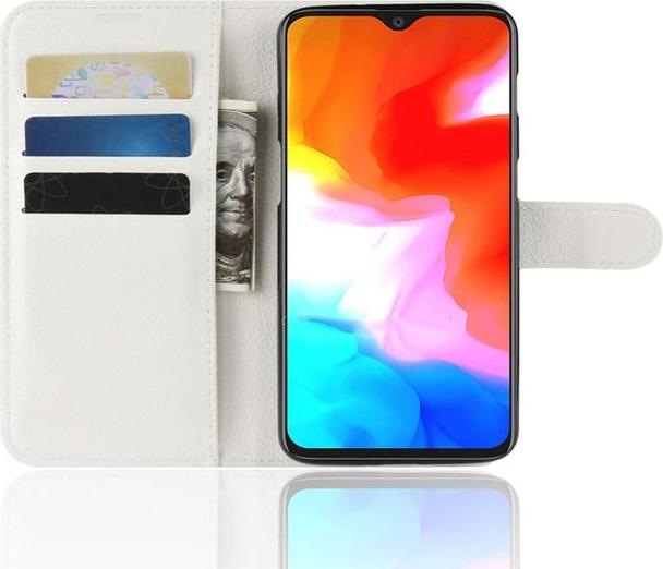 Actual product image MU Classic Litchi Leather Bookcover Series (OnePlus 6T)