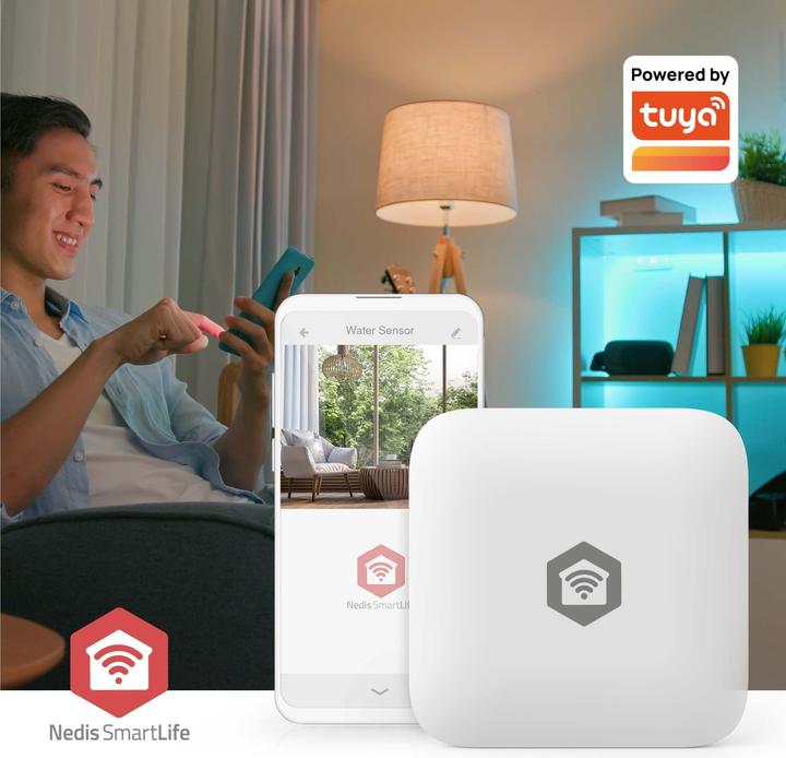 Actual product image Nedis SmartLife Wassermelder | Zigbee 3.0 | Batteriebetrieben | Max. Batterie-Lebensdauer: 12 Monate
