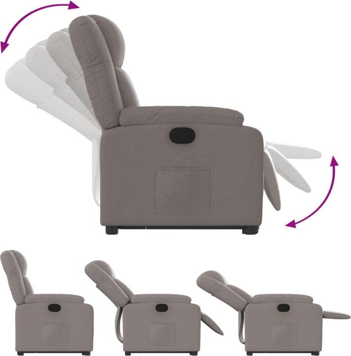 Image du produit vidaXL Relaxsessel mit Aufstehhilfe