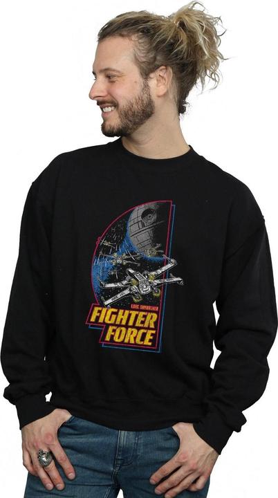 Actual product image Star Wars Mens Fighter Force Sweatshirt (4XL)