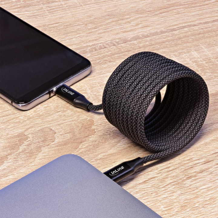 Produktbild InLine Magnetic USB-C Kabel (2 m, USB 2.0)