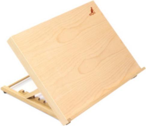 Kangaro Tisch-Staffelei, DIN A3+, Buchenholz Masse: (B)470 x (T)360 x (H)35 mm, 5 Winkel einstellbar