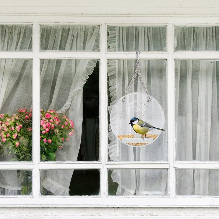 Actual product image Relaxdays Bird Feeder Window