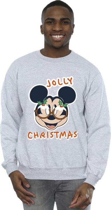 Produktbild Disney Mickey Mouse Jolly Christmas Glasses Sweatshirt (L)