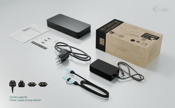 Produktbild i-tec USB-C/A Intelligent Dual DS+PD100W, Universal (USB-A, USB-C)