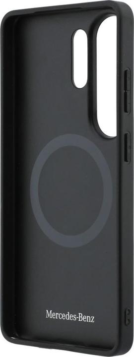 Actual product image Mercedes Case Laurel Leaves Vertical Stripes MagSafe for Samsung Galaxy S26 Ultra black (Samsung Galaxy S26 Ultra)