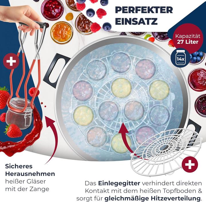 Produktbild Kesser Einkochautomat mit Timer und Abschaltautomatik (27 l)