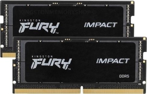 Produktbild Kingston FURY Impact (2 x 16GB, 5600 MHz, DDR5-RAM, SO-DIMM)