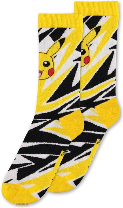 Actual product image Difuzed Pokémon socks 3-pack Pikachu, Charmander, Gengar 43-46 (pack of 3, 43 - 46)