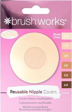 Brush Works Brushworks Silicone Nipple Covers Shade 1.0 - Vanilla